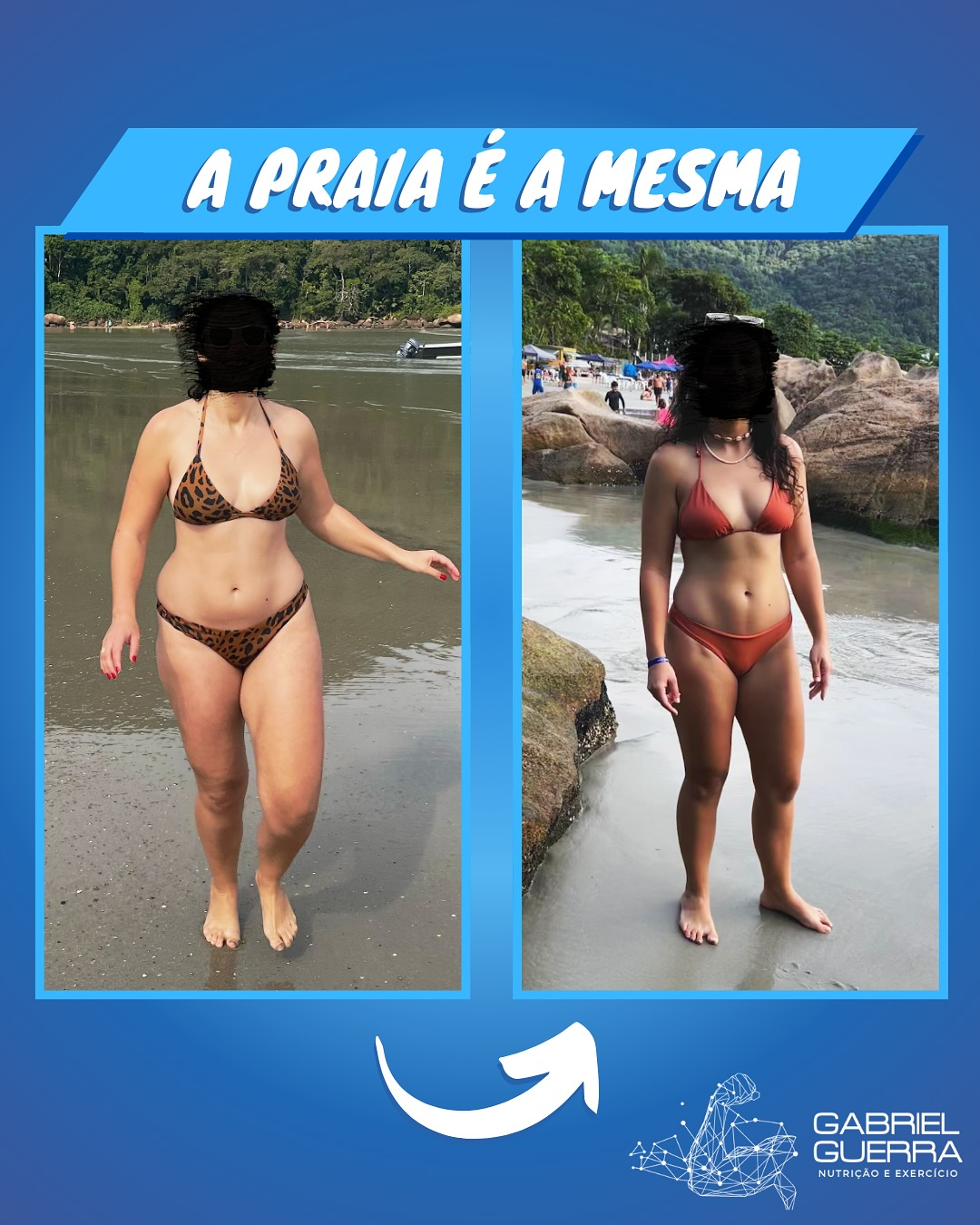 Um corpo de biquine bem bonito numa praia legal.
