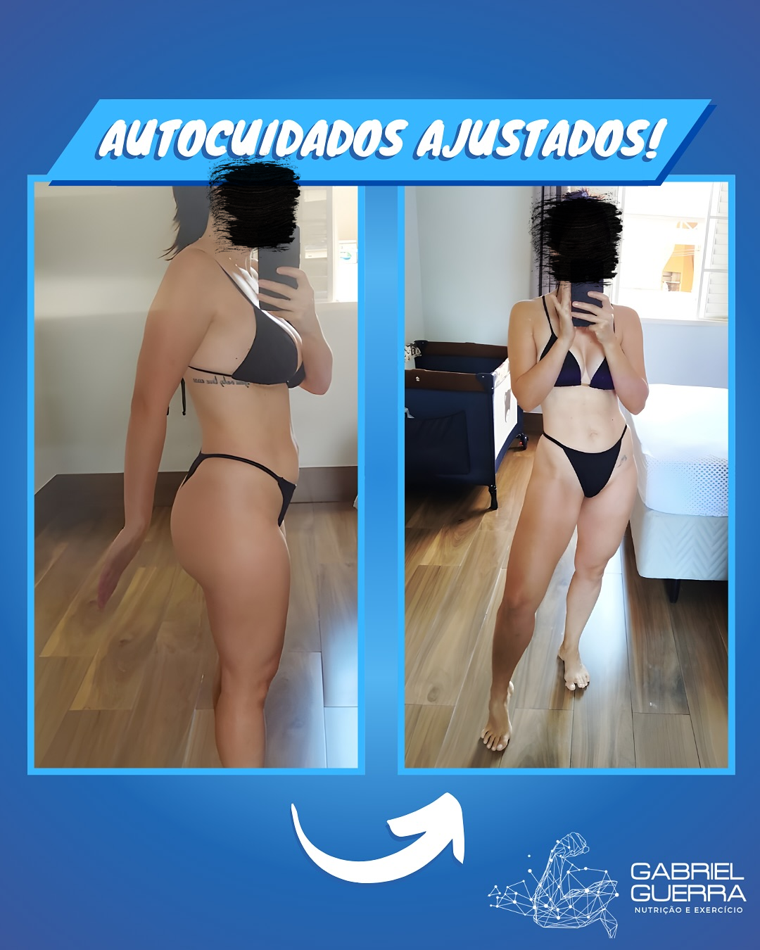 Renata com auto cuidados ajustados e corpo escultural.